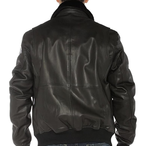 Luciano Natazzi New Nappa Leather Bomber Jacket - Picture 3 of 14